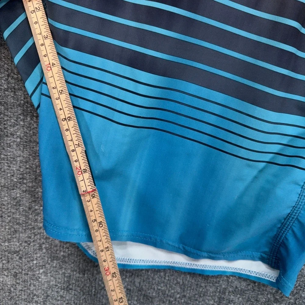 Oneill Board Shorts Mens 40 Blue Hyperfreak Sunset Striped Swim Trunks Surf